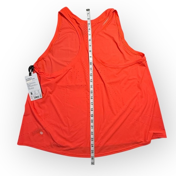NWT ATHLETA x Allyson Felix Ultimate Legend Tank - Plus 1X Racing Red (Orange) - Picture 10 of 11